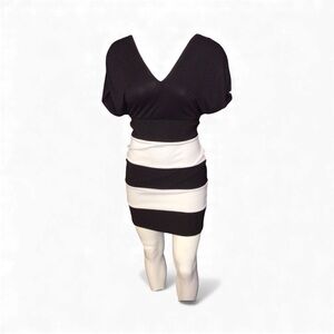 Guess Black and White Y2K Dress size small